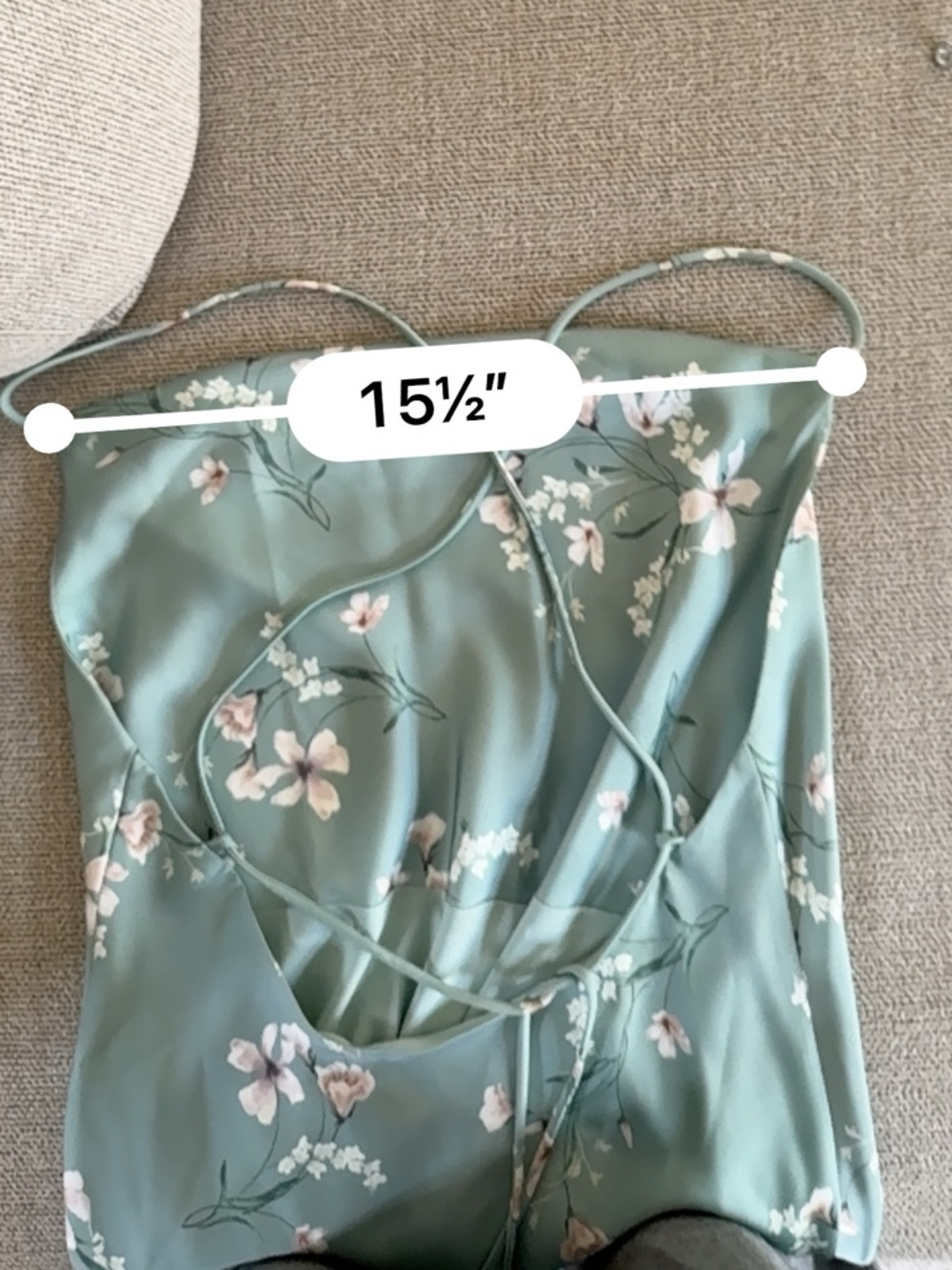 Birdy Grey Mai Dress Matte Satin Sage Le Fleur S NWOT - Picture 12 of 13